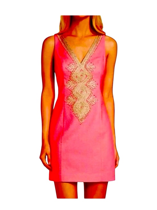 Lilly Pulitzer Dresses & Skirts - Lilly Pulitzer Coral Reef Pink Junie Shift Dress Size 6 - Excellent Condition
